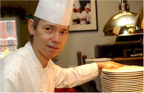 Chef Robert at Cafe Provence, Brandon VT Chef Robert at Cafe Provence