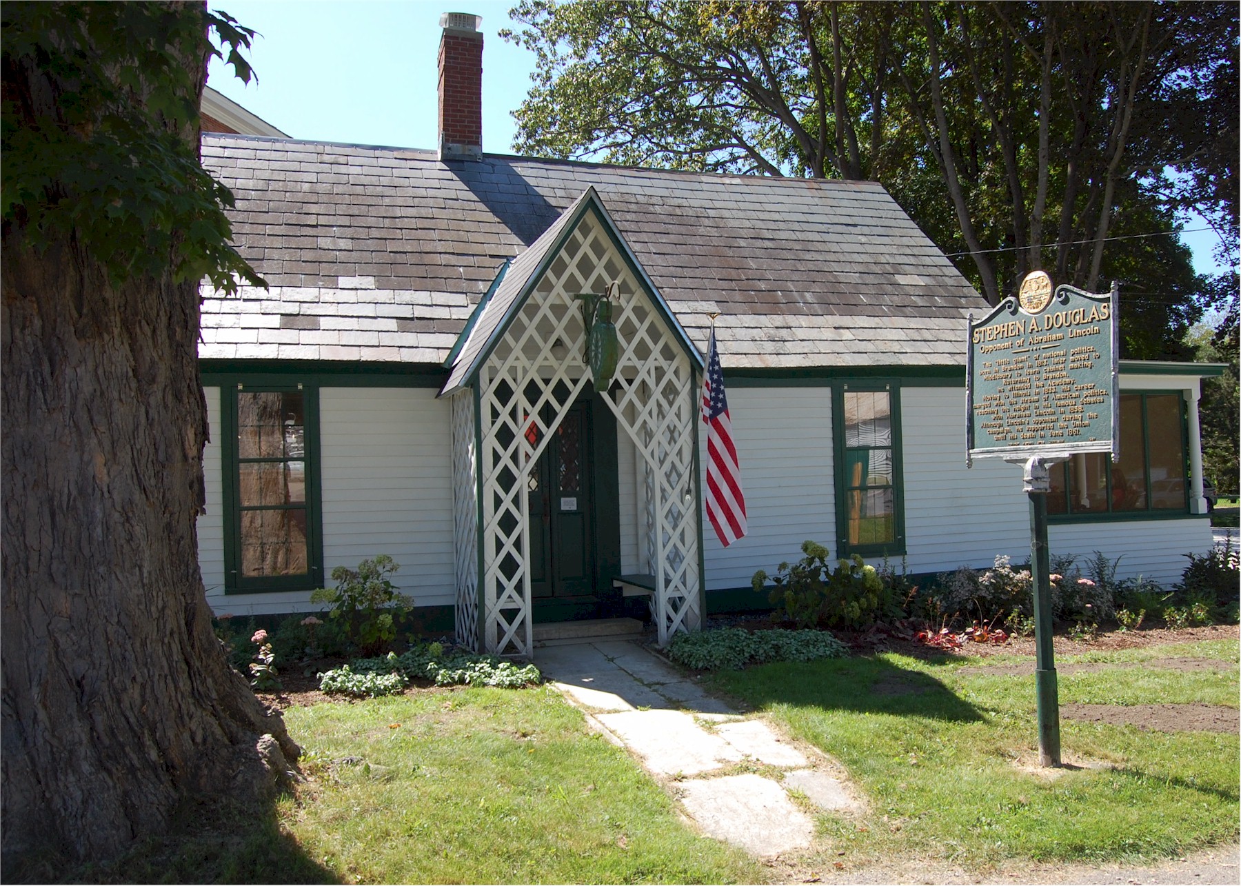 Stephen A Douglas Birthplace, Brandon VT Vermont, historic museum