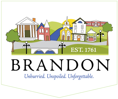 town of brandon, vt logo